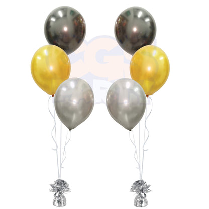 3 Pc Helium Latex Balloon Bouquet
