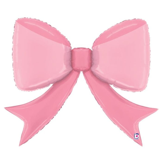 41 Inch Pretty Pink Bow Foil Balloon BL25439P