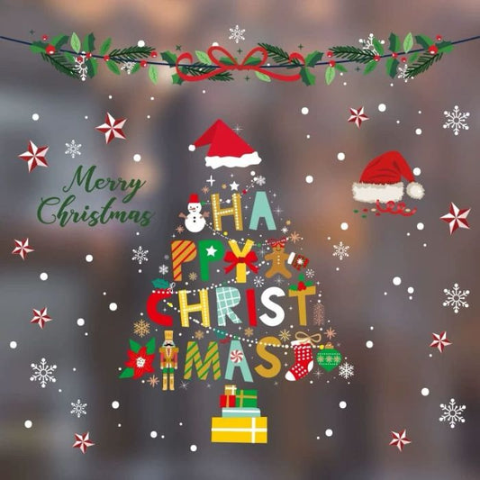 Christmas Themed Decal Stickers (Assorted)