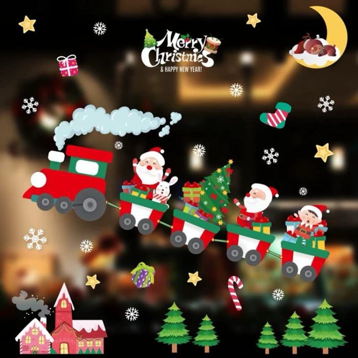 Christmas Themed Decal Stickers (Assorted)
