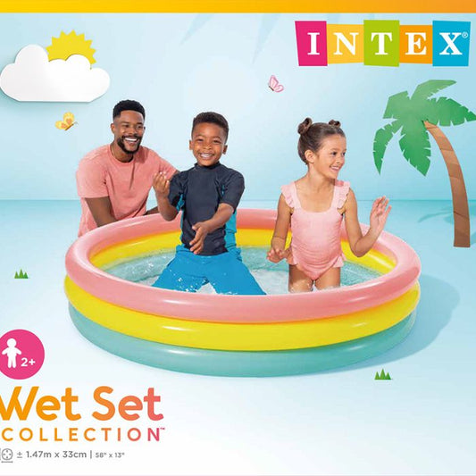 Intex 57422NP Sunset Inflatable Three Ring Pool