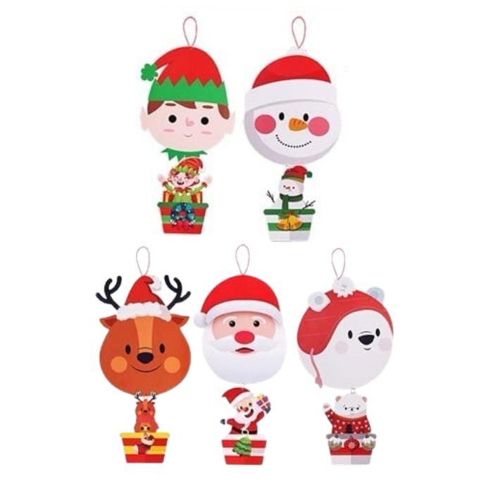 23x50cm Christmas Hanging Paper Decoration