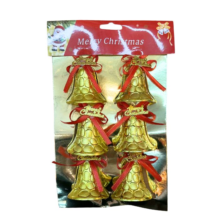 6cm Christmas Bells DHJ20 (6pcs)