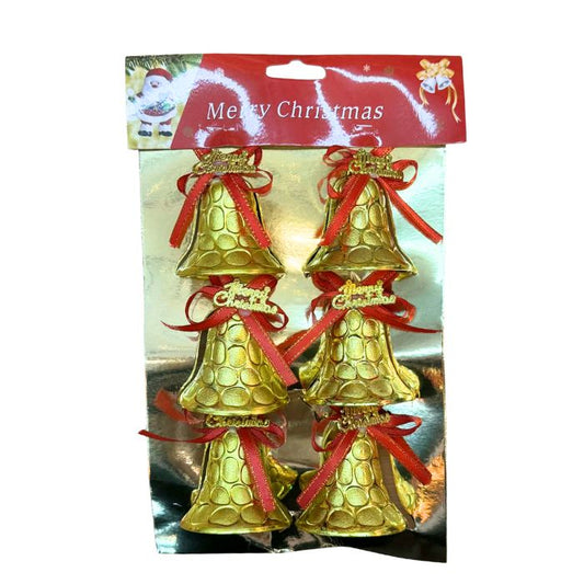 6cm Christmas Bells DHJ20 (6pcs)