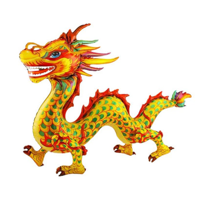 CNY Dragon Dance Balloon Display