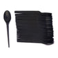 Black Plastic Utensils