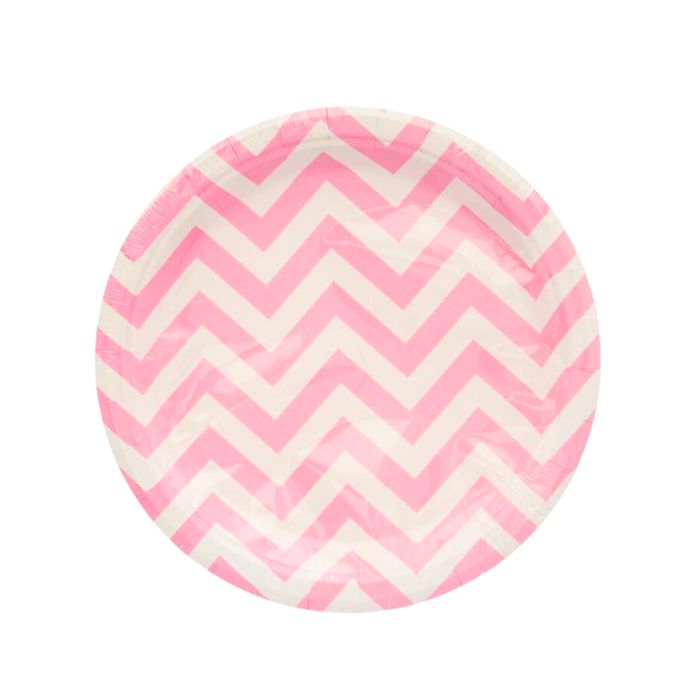 Big Wave Design Paper Plates (10pcs)