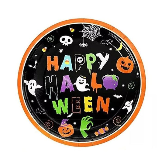 7" Halloween Paper Plates 10pcs