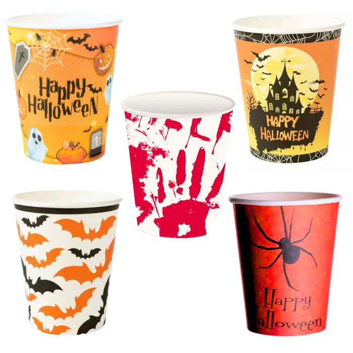 8oz Halloween Paper Cups 10pcs