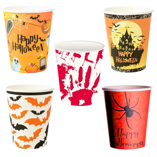 8oz Halloween Paper Cups 10pcs