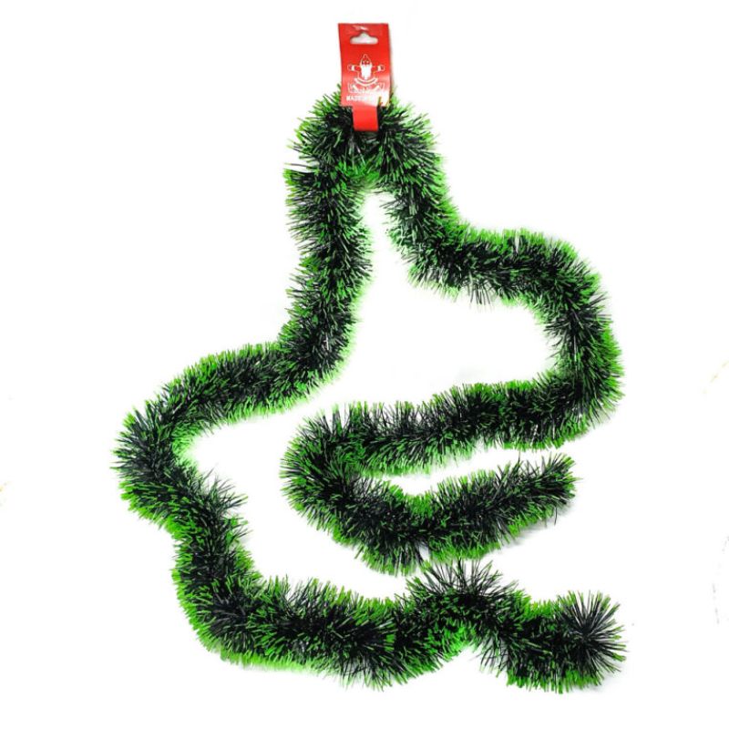 7cm Snowtip Tinsel (Green)