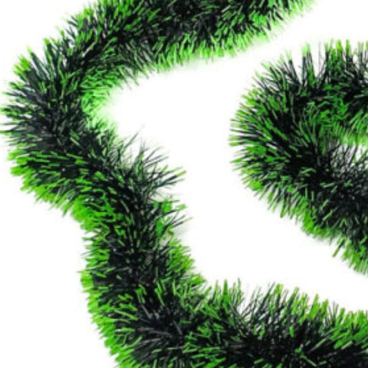 7cm Snowtip Tinsel (Green)