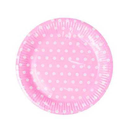 Polka Dots Paper Plates (10pcs)
