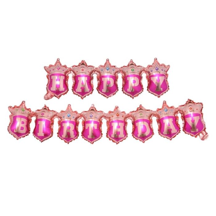8.5" Happy Birthday Foil Garland Balloon