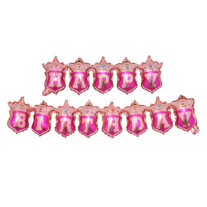 8.5" Happy Birthday Foil Garland Balloon