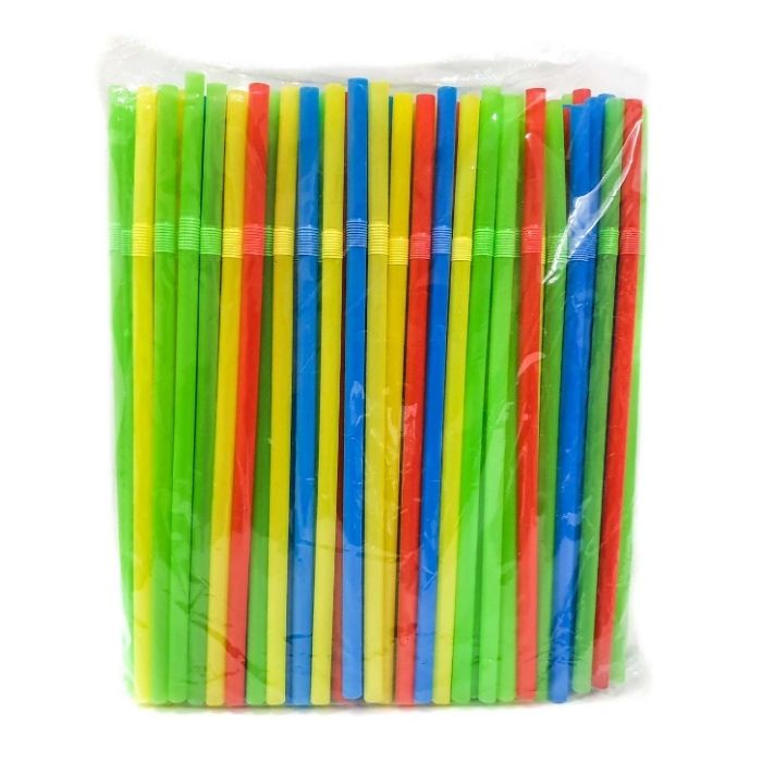 8" Bendable Plastic Straw (250pcs)