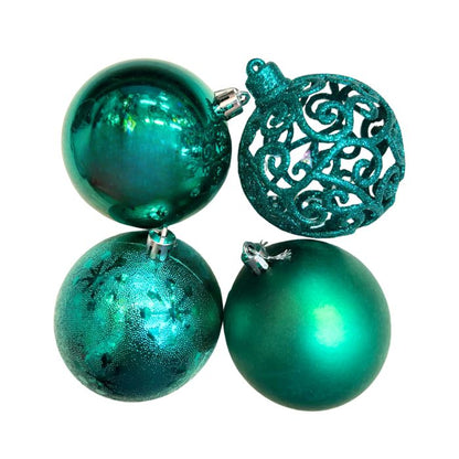 8cm Mixture Christmas Balls (24pc)