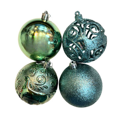 8cm Mixture Christmas Balls (24pc)