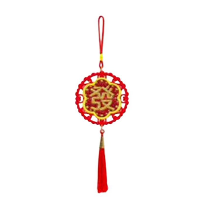 8cm Round Embroidery Hanging Decor HX091
