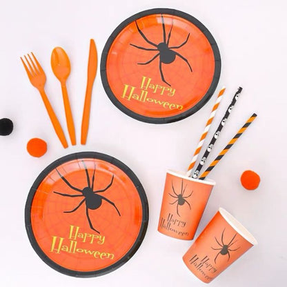 7" Halloween Paper Plates 10pcs