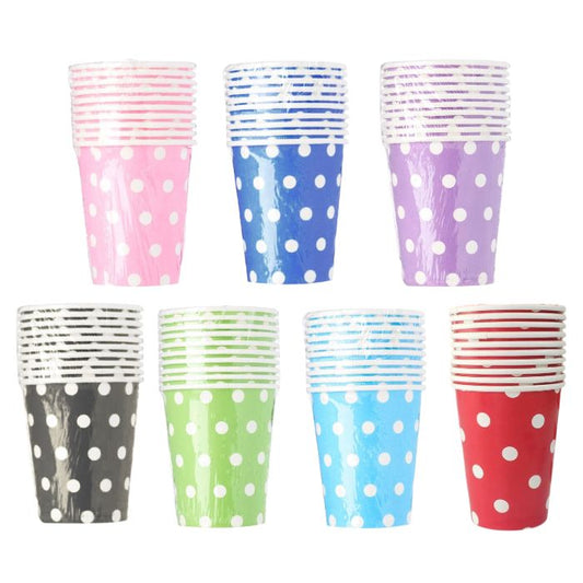 8oz Polka Dots Paper Cups (10pcs)