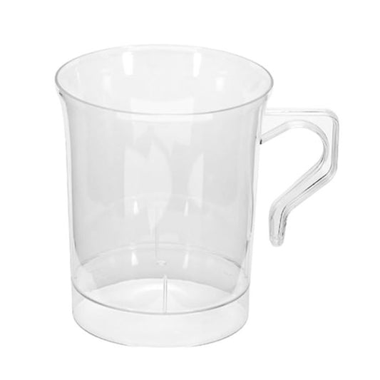 8oz Premium Transparent Coffee Cups (16pcs)