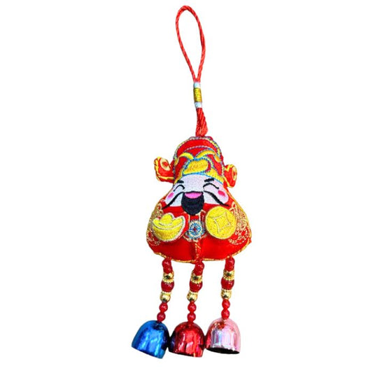 Hanging Embroidery with Bells