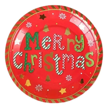 Paper Plates (Merry Christmas) 10pcs