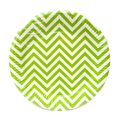 Big Wave Design Paper Plates (10pcs)