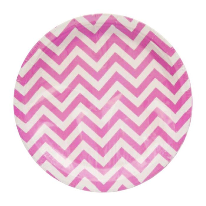 Big Wave Design Paper Plates (10pcs)