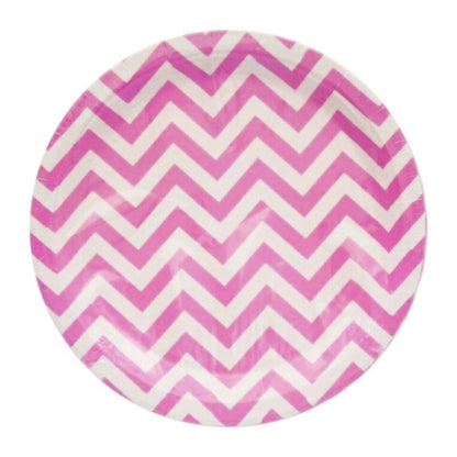 Big Wave Design Paper Plates (10pcs)
