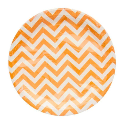 Big Wave Design Paper Plates (10pcs)