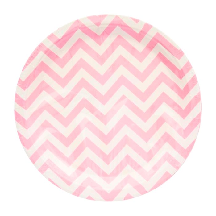 Big Wave Design Paper Plates (10pcs)