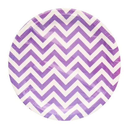 Big Wave Design Paper Plates (10pcs)