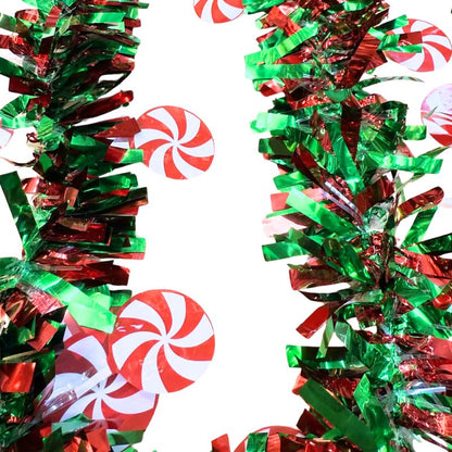 9cm 2m Shiny Christmas Lollipop Tinsel