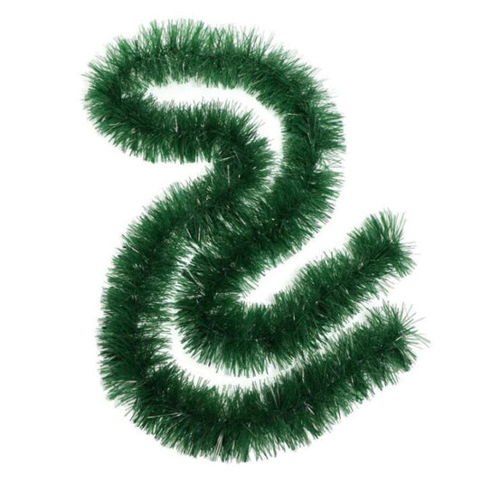 9cm PVC Grass Tinsel (Green)