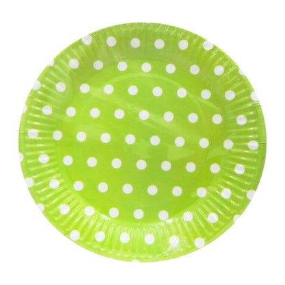 Polka Dots Paper Plates (10pcs)