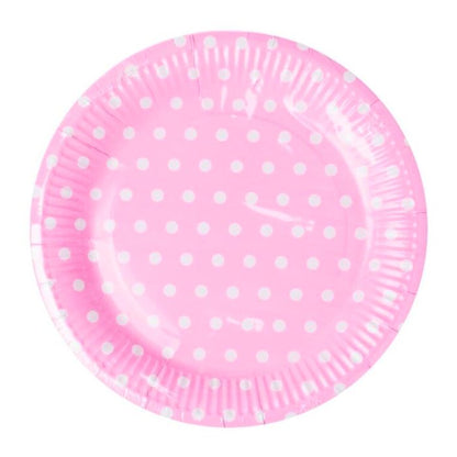 Polka Dots Paper Plates (10pcs)