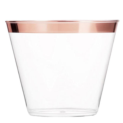 9oz Hotstamp Transparent Plastic Cup 10pcs