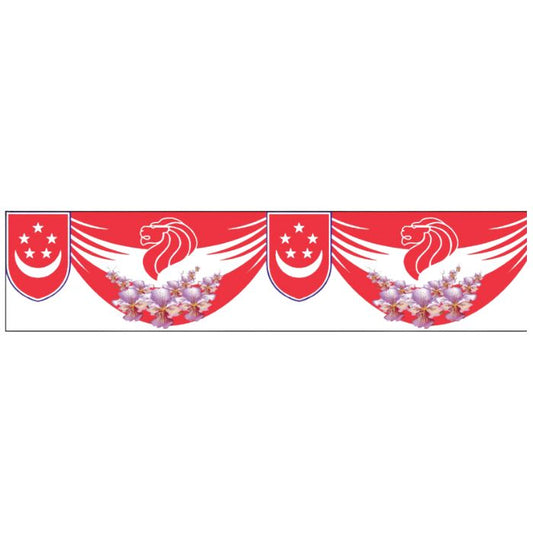 BU4 Singapore Bunting (91cm x 2metres)