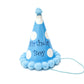 Happy Birthday Pom Pom Cone Hat
