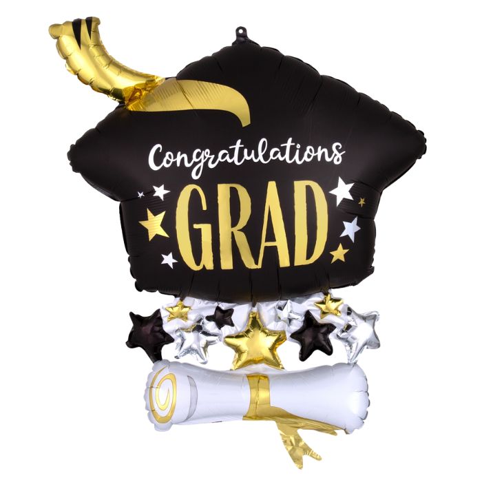 25 Inch Graduation Supershape Balloon 40915