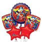 DC Super Hero Girls Balloon 5pc Bouquet 33227