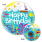 22 Inch Happy Birthday Maritime Nautical Bubbles Balloon Q15731
