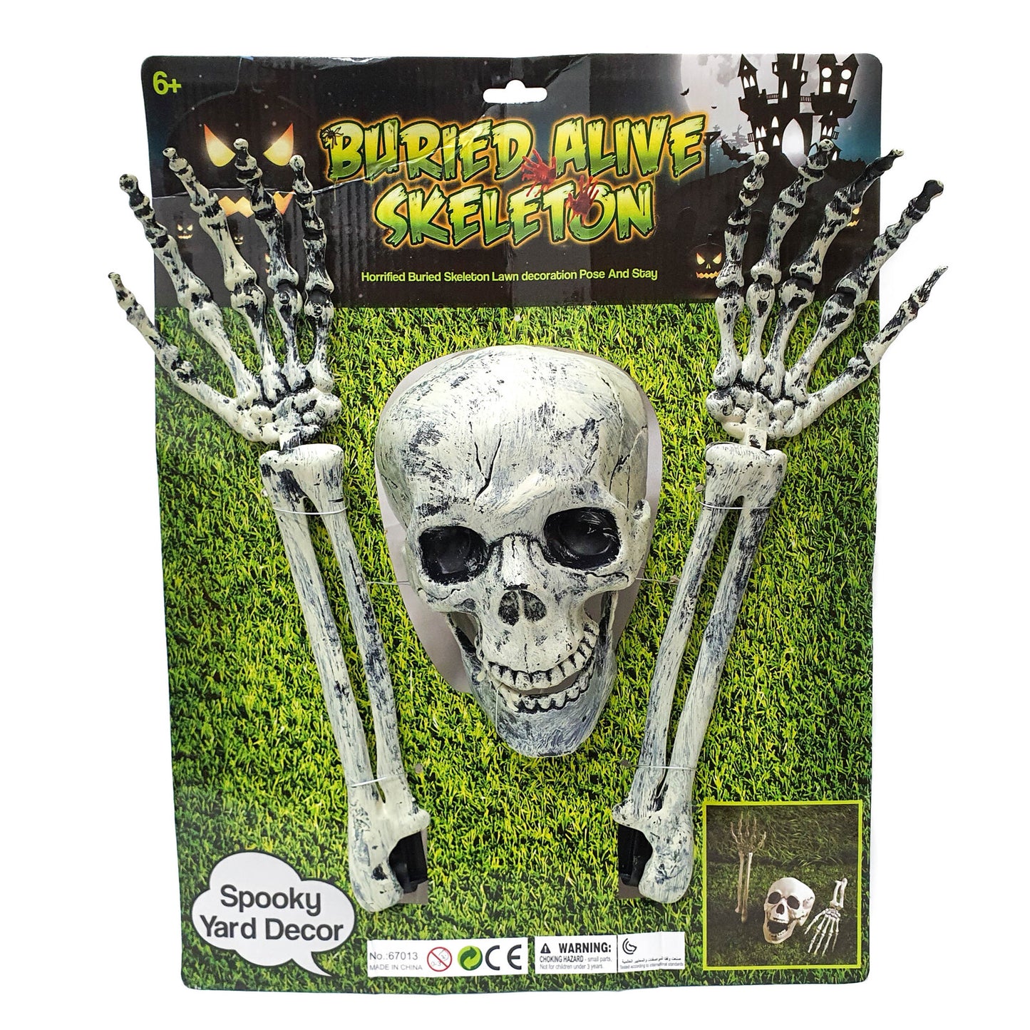 Halloween Skeleton Buried Alive