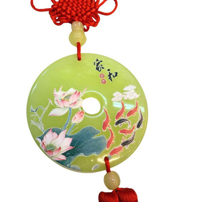 CNY 10cm Jade Hanging Decoration Tassel (Medium)