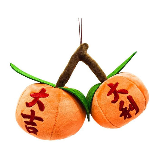 Mandarin Orange Pair Da Ji Da li Soft Toy Decoration
