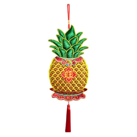 CNY 20x35cm Embroidery Pineapple HX609-21