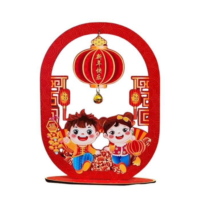 CNY 30cm Tabletop Decoration XN2024-67 (Boy Girl)