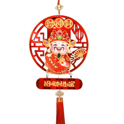 CNY 38cm Moving Cai Shen Hanging Decoration